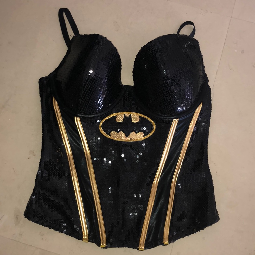 Batman Sequin Corset